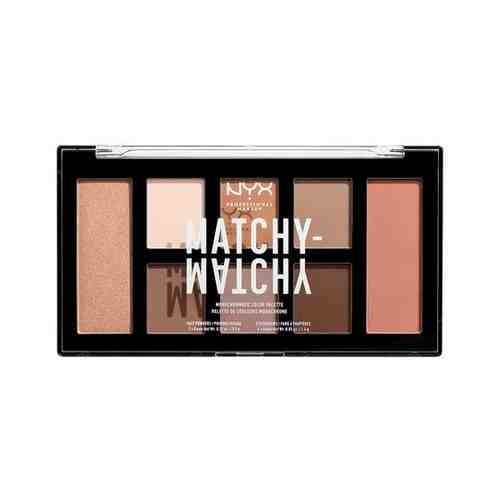 Палетка для макияжа лица NYX PROFESSIONAL MAKEUP MATCHY MNCHRM тон 01 taupe арт. 200991