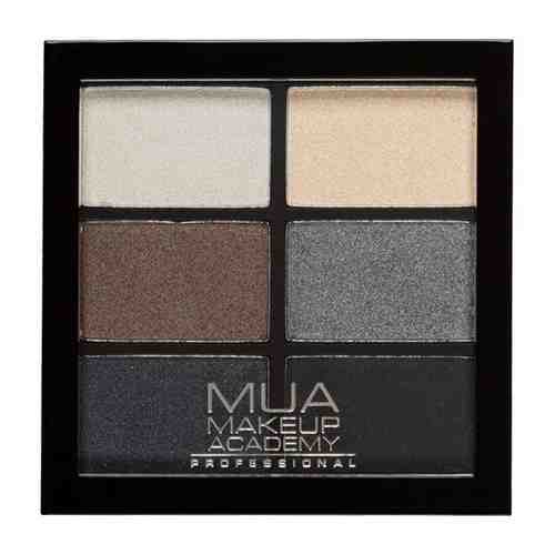 Палетка теней для век MUA Make Up Academy 6 PAN PALETTES 6 оттенков SMOKEY SHADOWS 7,8гр