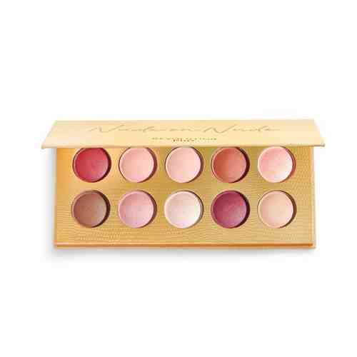 Палетка теней для век REVOLUTION PRO COLOUR FOCUS SHADOW PALETTE тон nude on nude арт. 204410