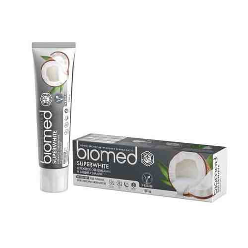 Паста зубная BIOMED SUPERWHITE с кокосом 100 мл арт. 123363