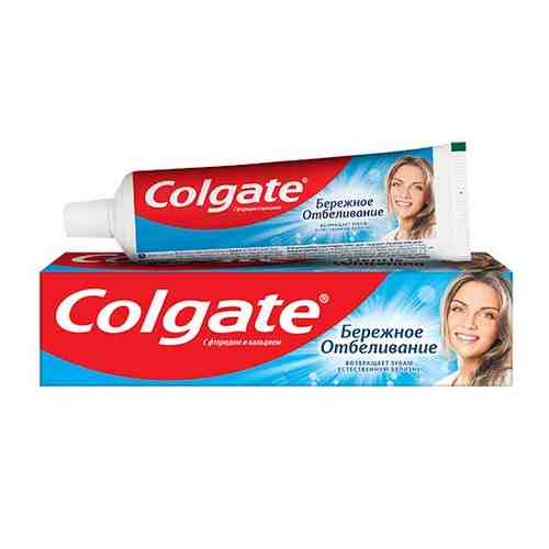 Паста зубная COLGATE БЕРЕЖНОЕ ОТБЕЛИВАНИЕ 100 мл арт. 21485