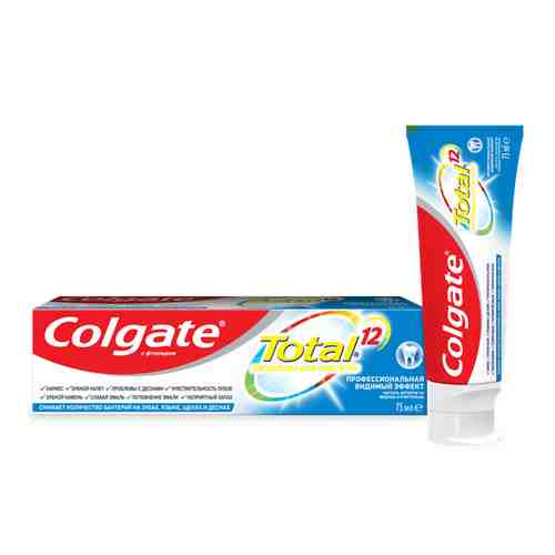 Паста зубная COLGATE TOTAL Pro-Видимый эффект 75 мл арт. 140516