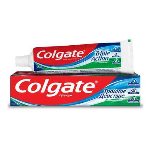 Паста зубная COLGATE ТРОЙНОЕ ДЕЙСТВИЕ 50 мл арт. 31381