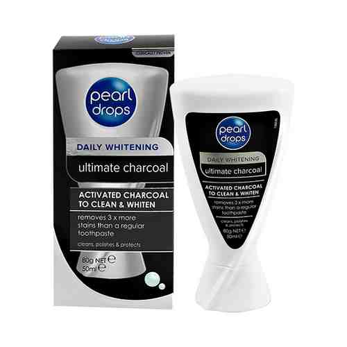 Паста зубная PEARL DROPS ULTIMATE CHARCOAL отбеливающая 50 мл арт. 205893