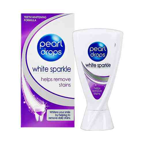 Паста зубная PEARL DROPS WHITE SPARKLE отбеливающая 50 мл арт. 170615