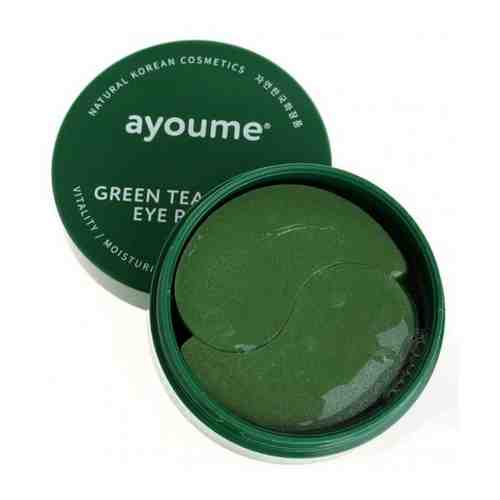 Патчи для глаз от отечности с экстрактом зеленого чая и алоэ GREEN TEA+ALOE EYE PATCH, 60шт