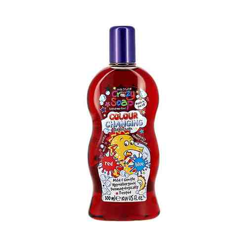 Пена для ванн KIDS STUFF CRAZY SOAP детская меняющая цвет из красного в синий 300 мл арт. 207271