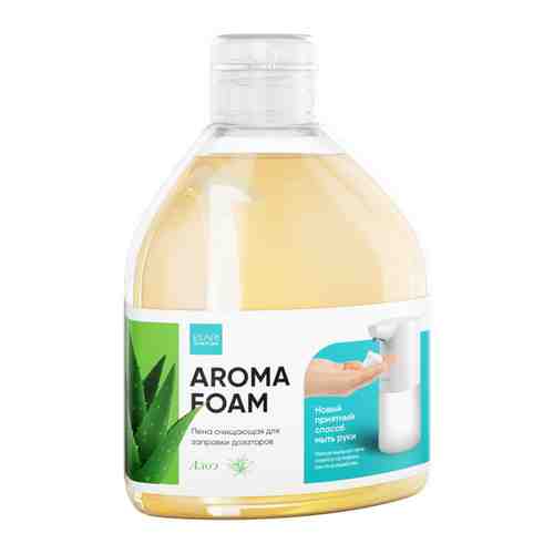 Пена очищающая для заправки дозатора 450ml, аромат алоэ ELARI AromaFoam