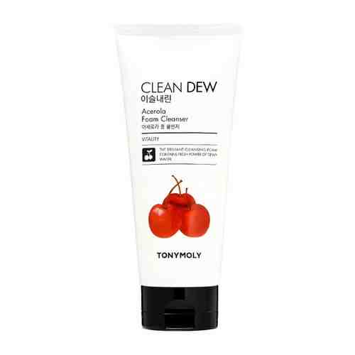 Пенка для умывания с экстрактом ацеролы Tony Moly Clean Dew Acerola Foam Cleanser 180мл