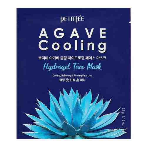 Petitfee Охлаждающая гидрогелевая маска для лица с экстрактом агавы Agave Cooling Hydrogel Face Mask, 32 г, 5 шт.