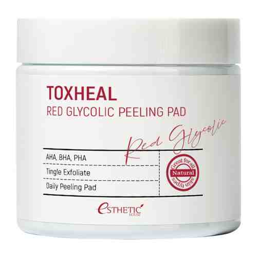 Пилинг-подушечки Esthetic House Toxheal Red Glyucolic Peeling Pad, гликолевые, 100 шт