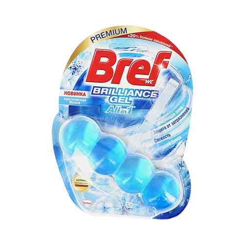 Подвеска для унитаза BREF BRILLIANCE GEL Арктическая Волна 42 г арт. 209583