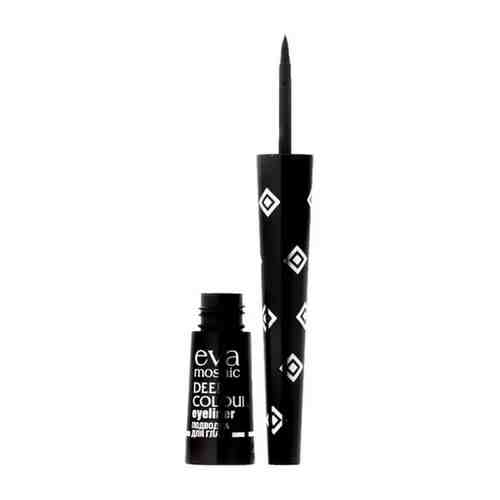 Подводка для глаз EVA MOSAIC Deep Color Eyeliner жидкая, черная