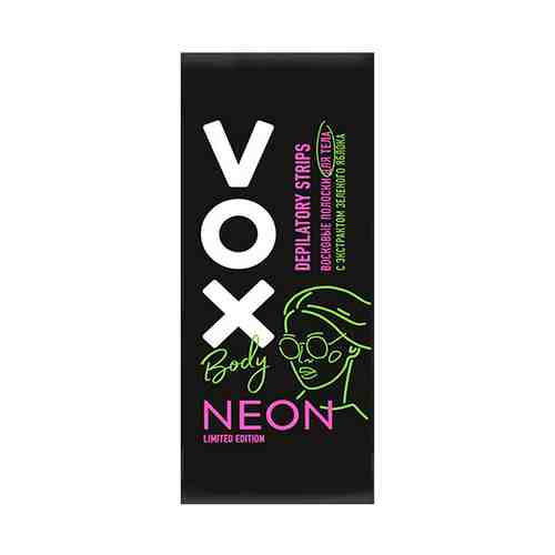 Полоски восковые для тела VOX NEON COLLECTION 12 шт+ 2 салфетки арт. 176769