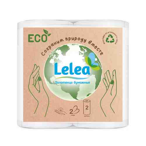 Полотенца бумажные LELEA ECO 2-х слойные 2 шт арт. 189689