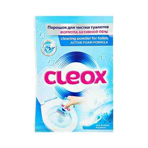 Порошок для чистки туалетов CLEOX Морской бриз с формулой активной пены 100 г арт. 171806