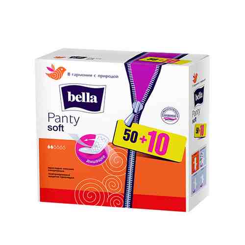 Прокладки ежедневные BELLA PANTY Soft 60 шт арт. 121443