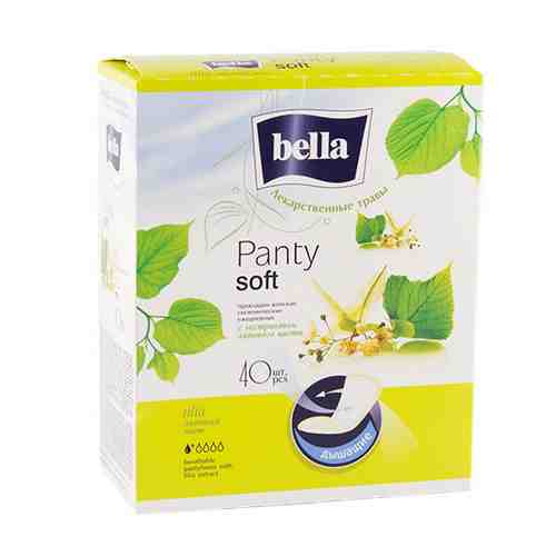 Прокладки ежедневные BELLA PANTY Soft с экстрактом липового цвета 40 шт арт. 121442