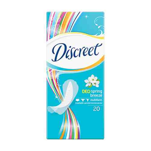 Прокладки ежедневные DISCREET DEO Spring breeze 20 шт арт. 41008