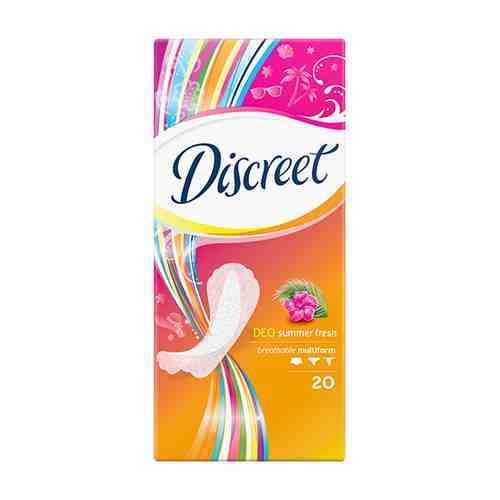 Прокладки ежедневные DISCREET DEO Summer fresh 20 шт арт. 53636