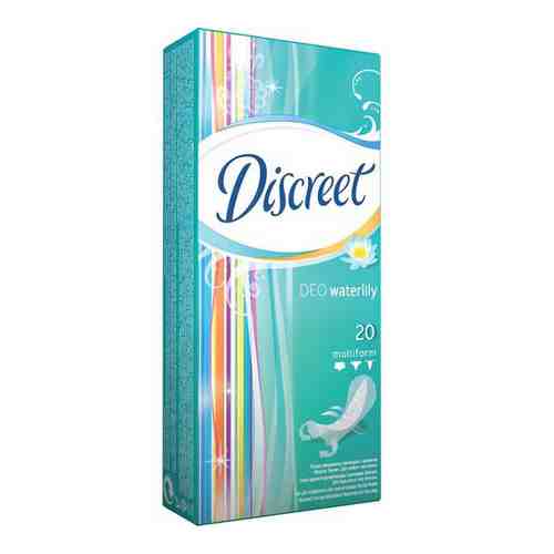 Прокладки ежедневные DISCREET DEO Waterlily 20 шт арт. 97