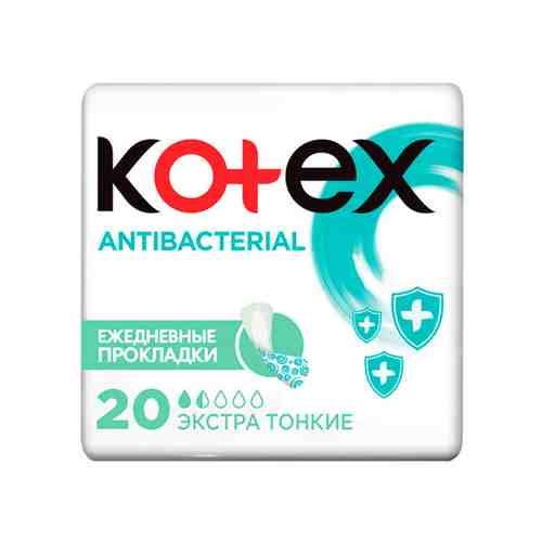 Прокладки ежедневные KOTEX экстра тонкие 20 шт арт. 213201