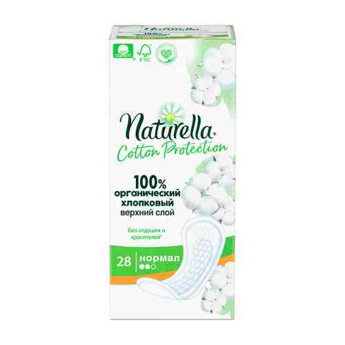 Прокладки гигиенические NATURELLA COTTON PROTECTION Normal 28 шт арт. 213295