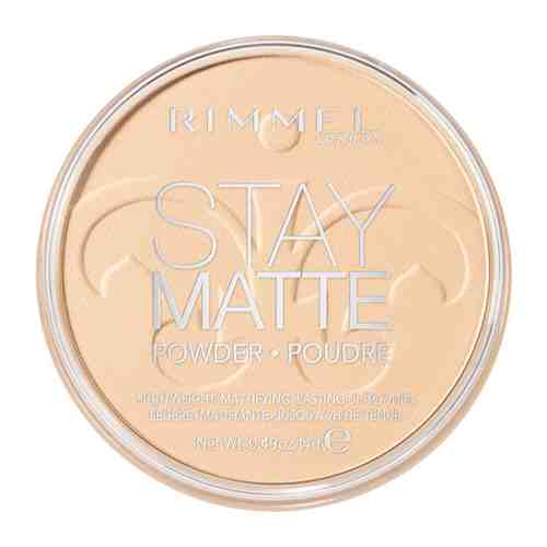 Пудра для лица матирующая RIMMEL Stay Matte, тон 006 warm beige