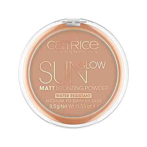 Пудра компактная для лица CATRICE SUN GLOW MATT тон 035 с эффектом загара арт. 159052