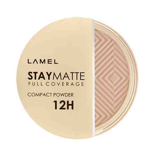 Пудра компактная для лица LAMEL PROFESSIONAL STAY MATTE COMPACT POWDER тон 404 арт. 202629