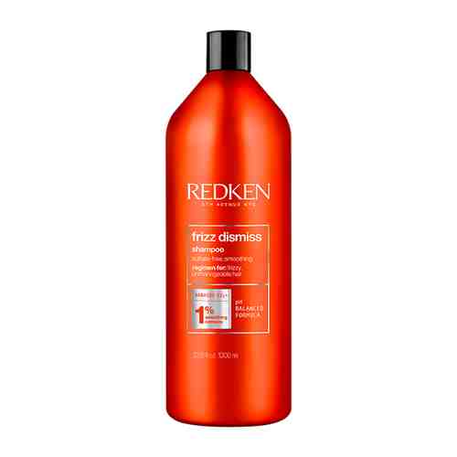 Redken Frizz Dismiss Смягчающий шампунь для дисциплины всех типов непослушных волос, 1000 мл