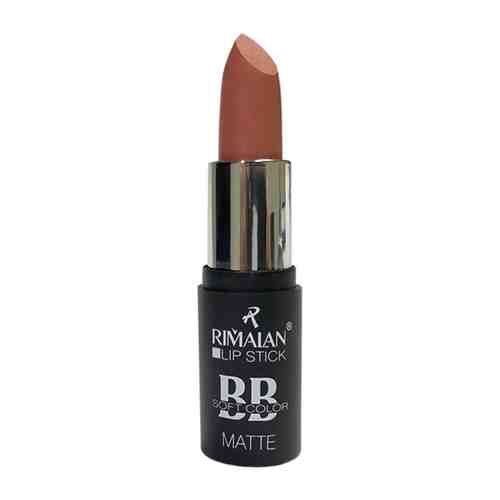 Rimalan Помада губная BB Soft Color Matte матовая с маслом эвкалипта и алоэ вера, LS 23, тон 03