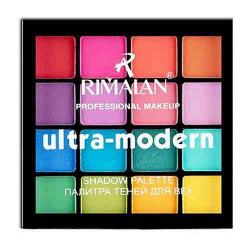 Rimalan Professional Набор теней 16-цветов Ultra-Modern Shadow Palette, палитра 01