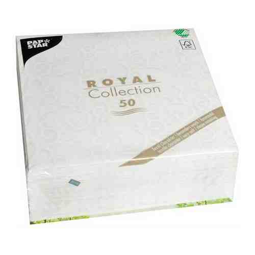Салфетки бумажные PAPSTAR ROYAL CASALI, 40х40 см, 1-слойные, 50 шт