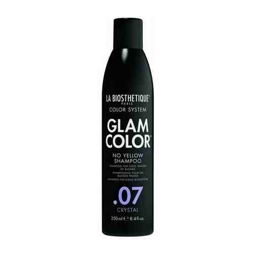 Шампунь для окрашенных волос Glam Color No Yellow Shampoo .07 Crystal, La Biosthetique, 100 мл.