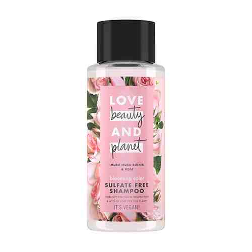 Шампунь для волос LOVE BEAUTY AND PLANET MURU MURU BUTTER & ROSE Цветущий цвет бессульфатный с маслом мурумуру и розой 400 мл арт. 172070