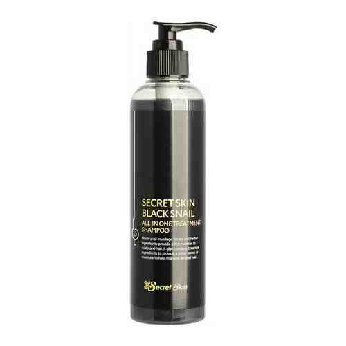 Шампунь для волос SECRET SKIN HAIR BLACK SNAIL ALL IN ONE TREATMENT SHAMPOO 250ML.