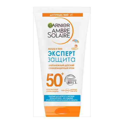 Солнцезащитный крем для нежной детской кожи GARNIER Ambre Solaire SPF50+ Малыш в тени, 50 мл