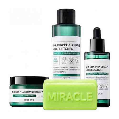 Some By Mi Набор для проблемной кожи с кислотами - AHA-BHA-PHA 30 days miracle starer kit edition