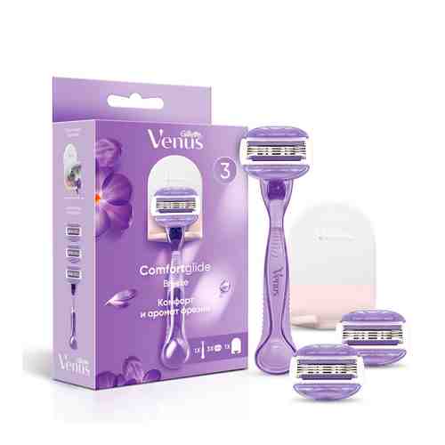 Станок для бритья GILLETTE VENUS BREEZE c 3 сменными кассетами арт. 207300