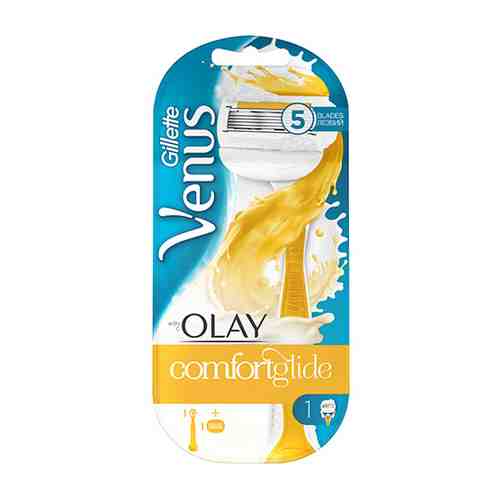 Станок для бритья GILLETTE VENUS & OLAY с 1 сменной кассетой арт. 80596