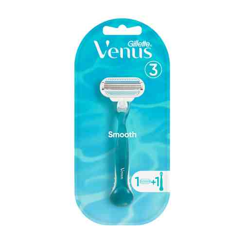 Станок для бритья GILLETTE VENUS SMOOTH с 1 сменной кассетой арт. 214436