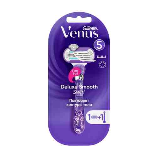 Станок для бритья GILLETTE VENUS SWIRL с 1 сменной кассетой арт. 129280