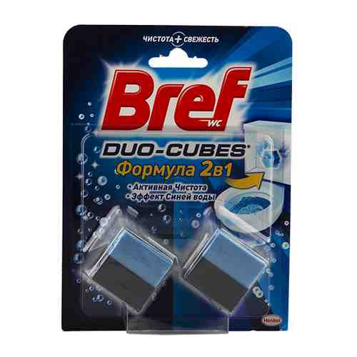 Таблетки для сливного бачка BREF ACTIV Duo-cubes 2x50 г арт. 104177