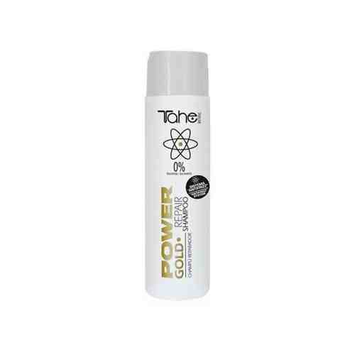 Tahe BOTANIC POWER GOLD REPAIR SHAMPOO Восстанавливающий бессульфатный шампунь для всех типов волос 300 мл.