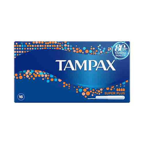 Тампоны с аппликатором TAMPAX Super Plus 16 шт арт. 7905