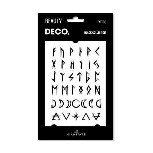 Татуировка для тела DECO. BLACK COLLECTION by Miami tattoos переводная Signs арт. 187380