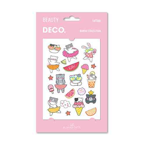 Татуировка для тела DECO. KAWAII COLLECTION by Miami tattoos переводная Hello арт. 187384