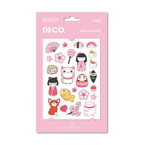 Татуировка для тела DECO. KAWAII COLLECTION by Miami tattoos переводная Japаn арт. 187382