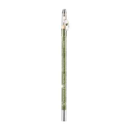 TF, Карандаш контурный для глаз Professional Eyeliner Pencil с точилкой, тон № 138 / GREEN METALLIC 